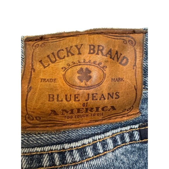 Lucky Brand 181 Relaxed Straight Jeans Mens Size 40x30 Denim Blue Medium Wash - Picture 7 of 7